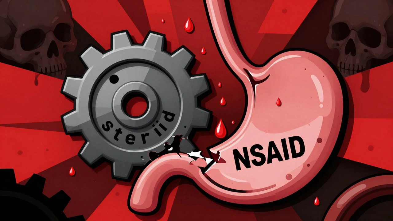 Steroids with NSAIDs: How the Combination Raises GI Bleeding Risk and How to Prevent It
